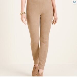 J. McLaughlin Lori Pants
Skinny Pull On Stretch Faux Suede
Cream Size M.